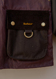 Barbour Carville Waxed Jacket in Rustic, Bordeaux and Muted