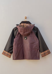 Barbour Carville Waxed Jacket in Rustic, Bordeaux and Muted