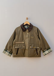 Barbour Cottingham Waxed Jacket in Beech and Ancient
