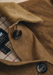 Barbour Dalbury Casual Jacket in Tan / Beige Tattersall