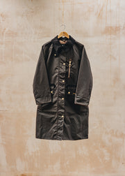 Margaret Howell Evette Wax Jacket in Rustic and Muted Tartan