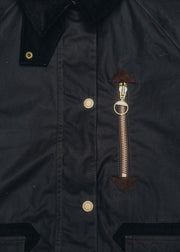 Barbour Evette Wax Jacket in Rustic and Muted Tartan