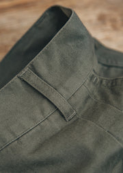 Barbour Fern Pleated Shorts in Dusky Green