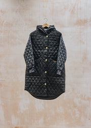 Hilary Quilted Jacket in Black and Classic