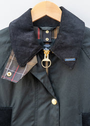 Barbour Icons Modern Beaufort Waxed Jacket in Black and Classic