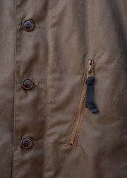 Barbour Macklow Waxed Jacket in Bark