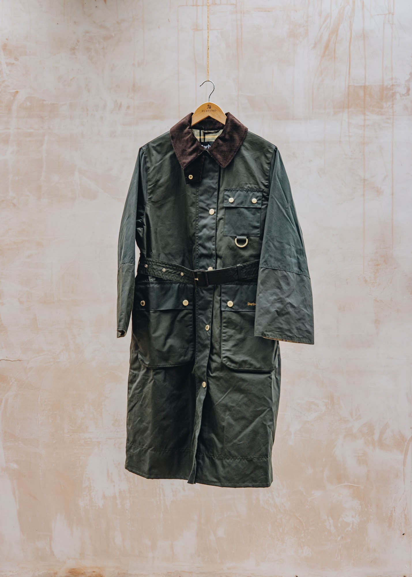 Milda Wax Jacket in Fern, Sage and Ancient Tartan