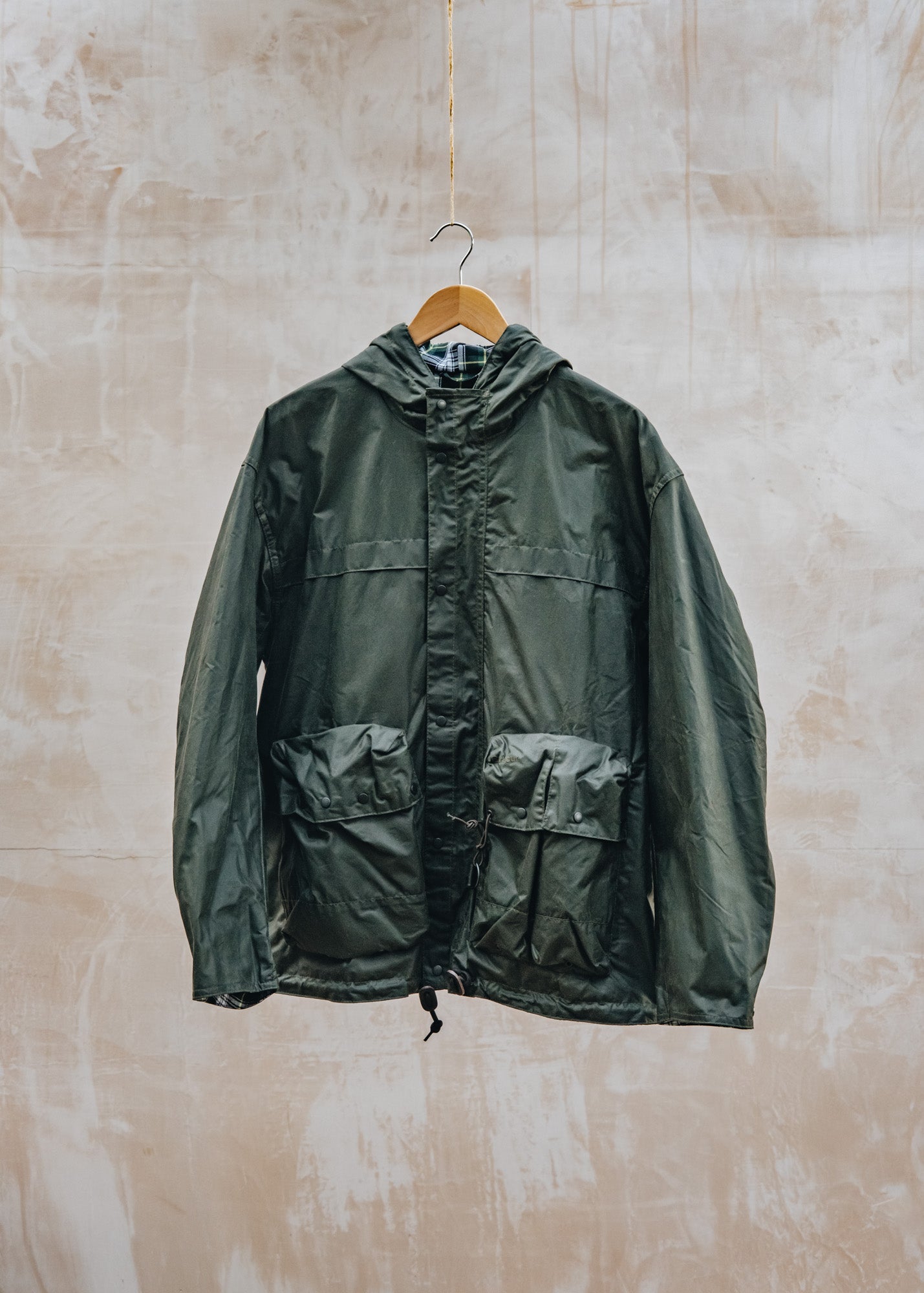 Modified Durham Waxed Jacket in Archive Olive