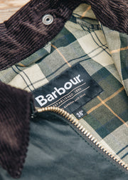 Barbour Oversized Bedale Wax Jacket in Sage