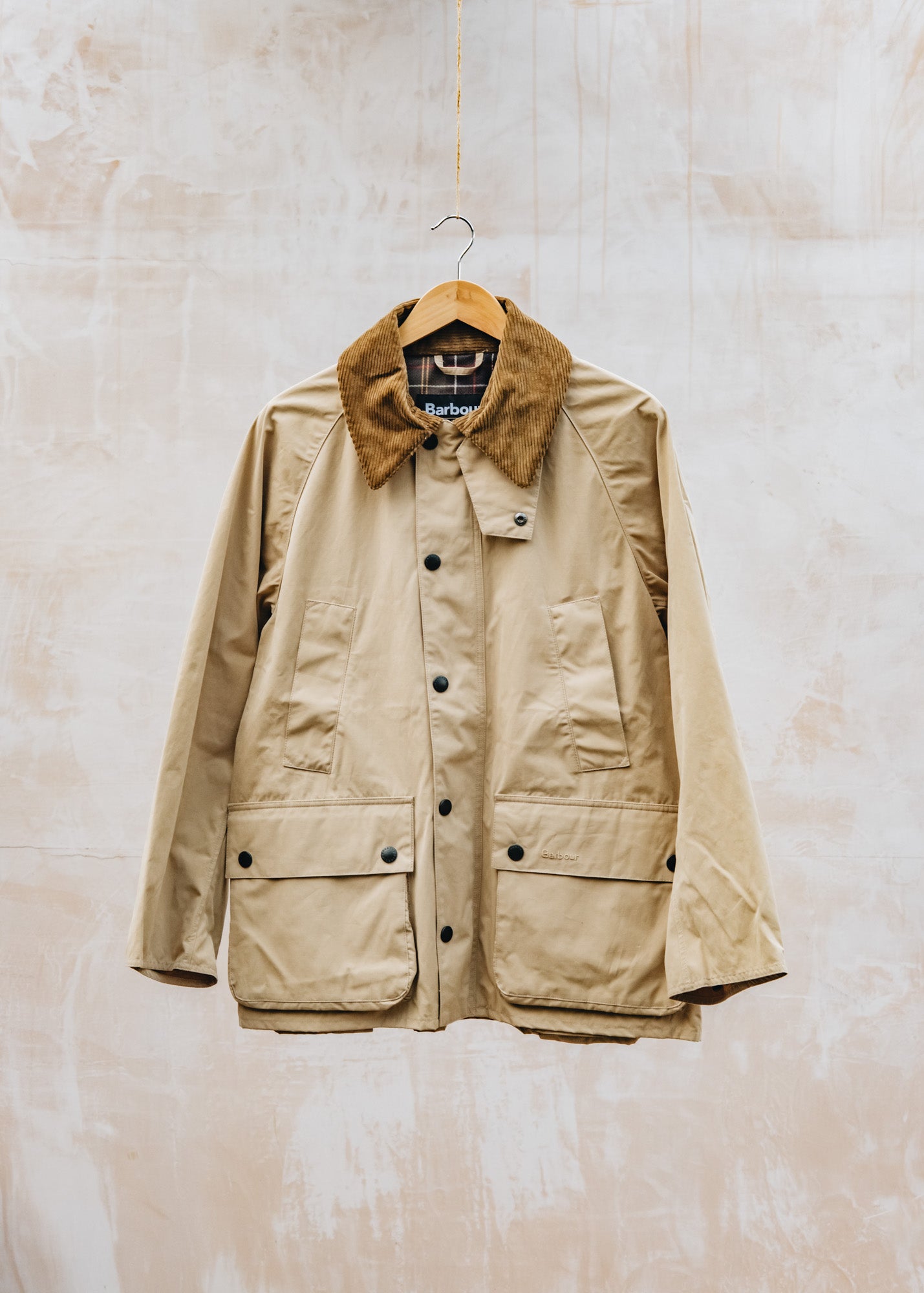 Peached Bedale Casual Jacket in Stone