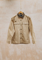Kenny Ryder Spey Poplin Overshirt in Tan