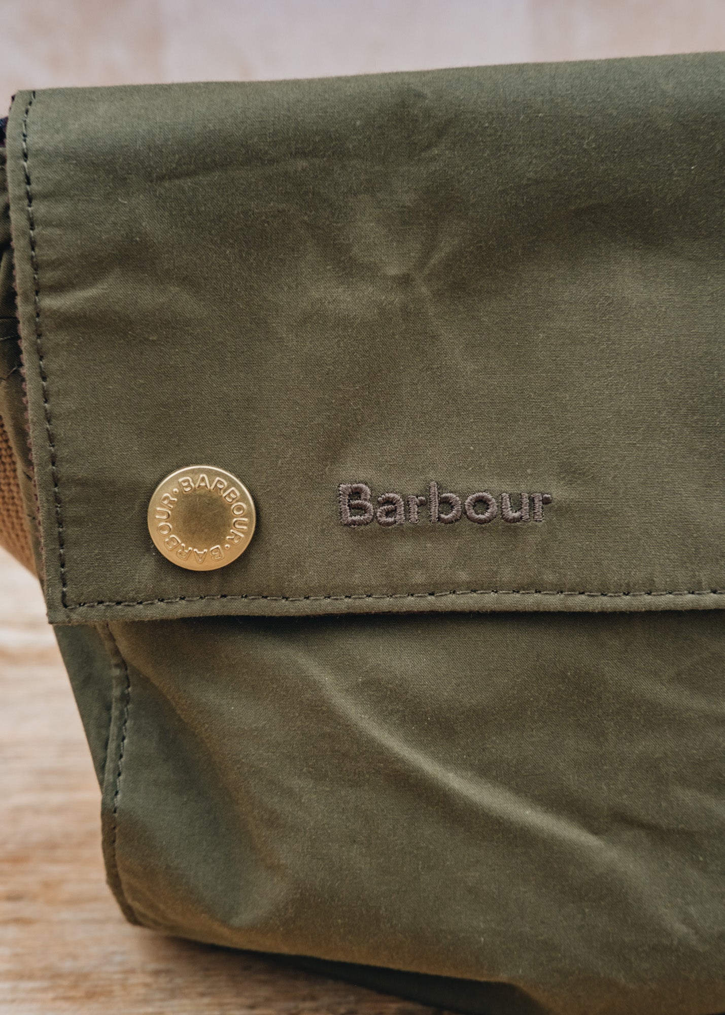 Barbour Transport Cross Body Bag in Dusky Green
