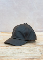 Barbour Waxed Cap in Dark Brown