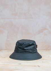 Red Wing Waxed Bucket Hat in Black