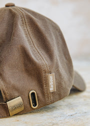 Barbour Waxed Cap in Tan