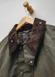 Barbour Oversized Transport Waxed Jacket in Olive