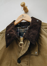 Barbour Oversized Transport Waxed Jacket in Sand