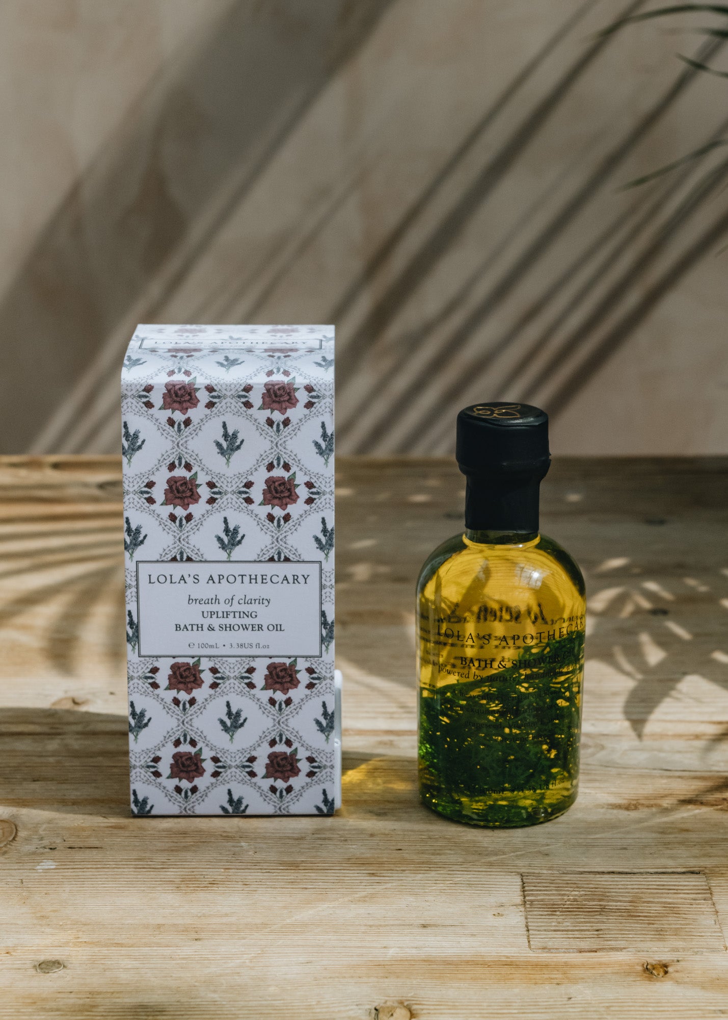 Lola's Apothecary Bath and Shower Oil in Breath of Clarity