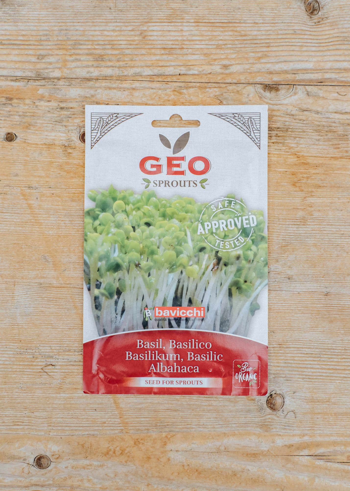 Organic Sprouting Basil Seeds, 5g