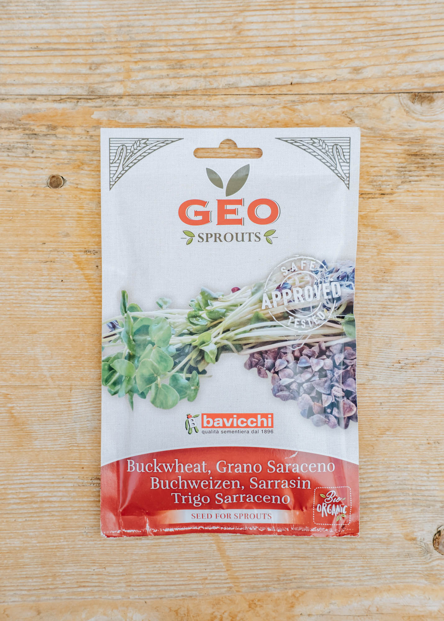 Organic Sprouting Buckwheat Seeds, 90g