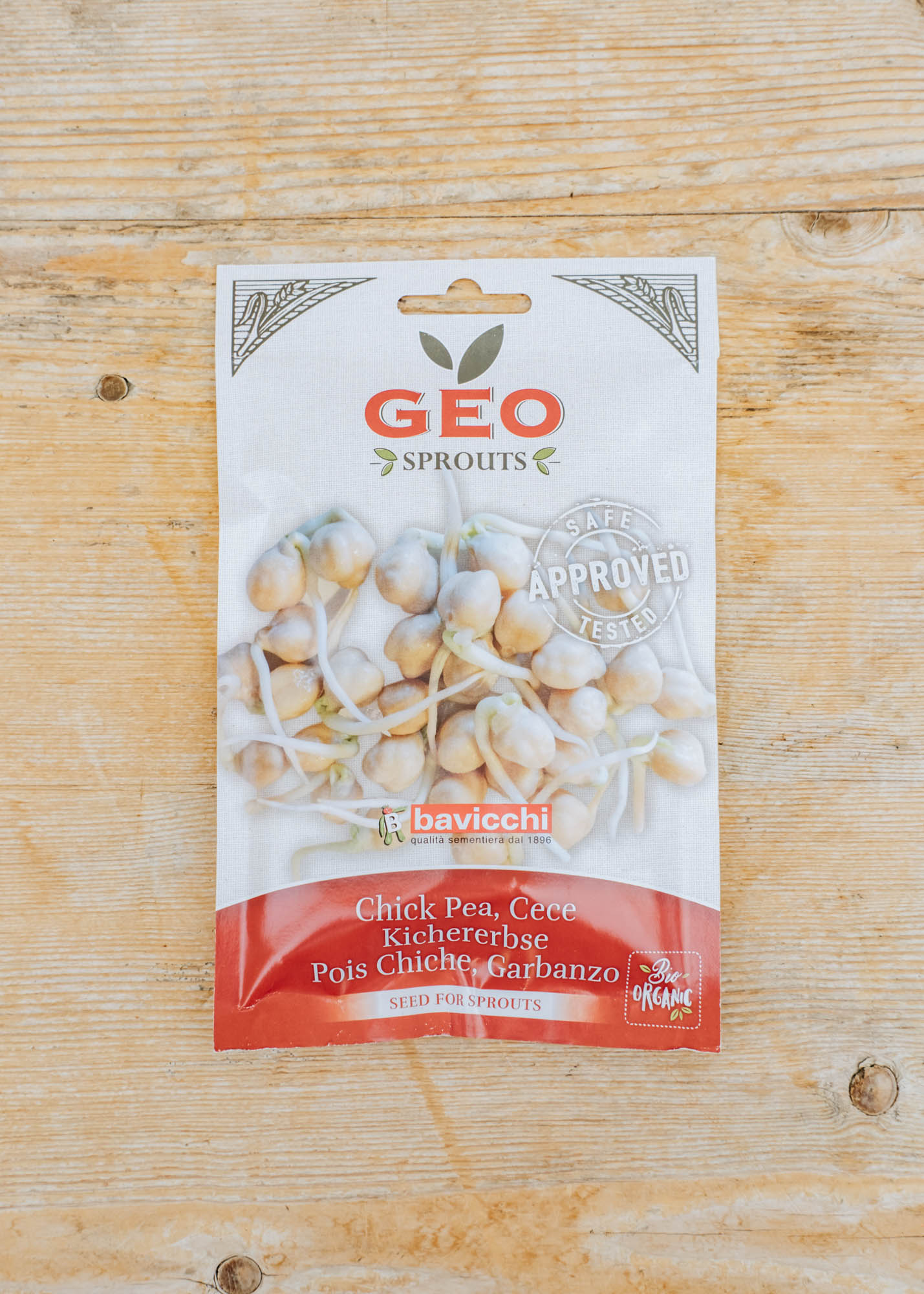 Organic Sprouting Chickpea Seeds, 90g