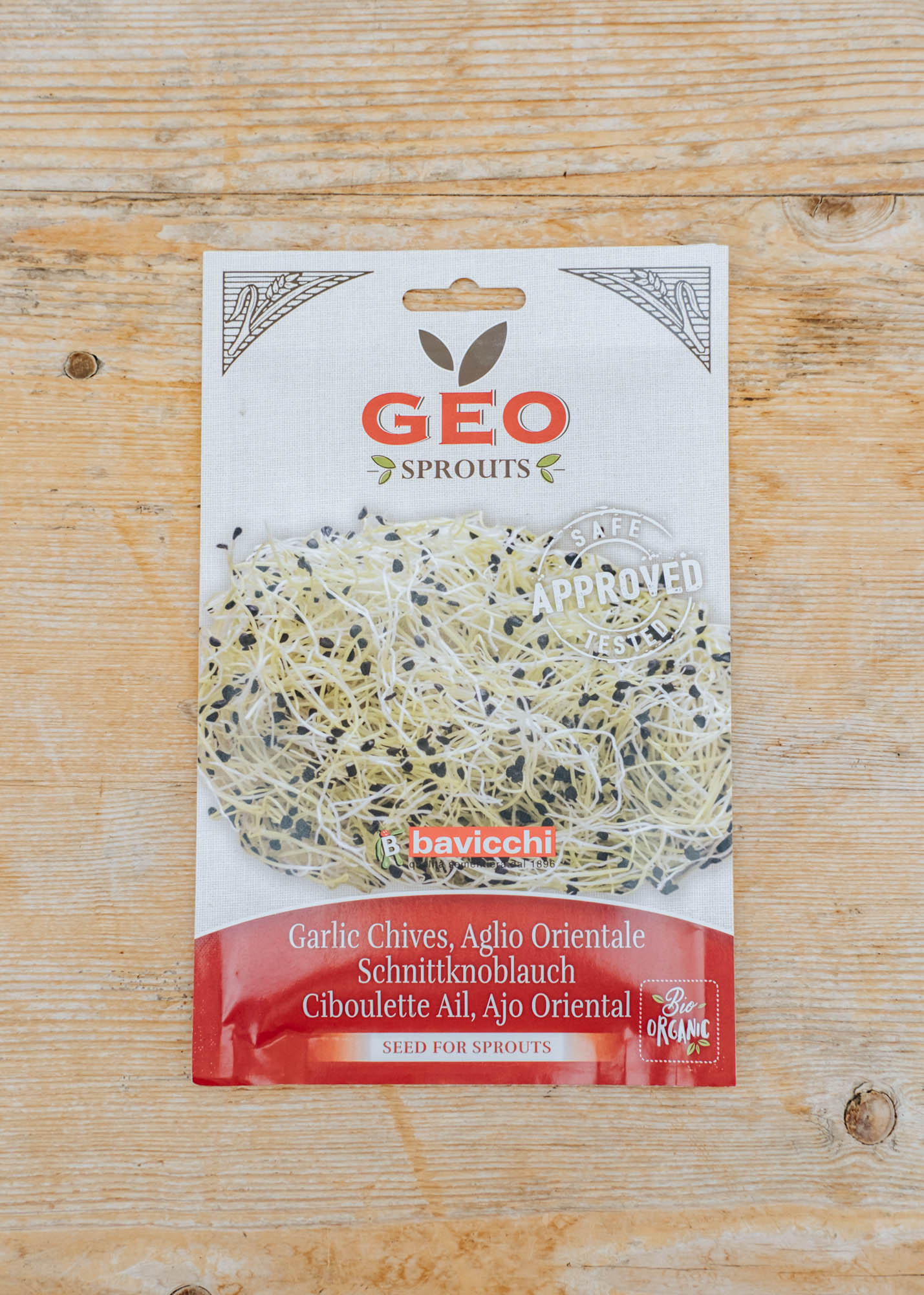 Organic Sprouting Garlic Chive Seeds, 6g