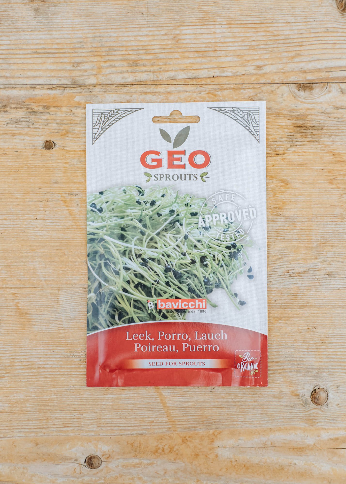 Organic Sprouting Leek Seeds, 80g