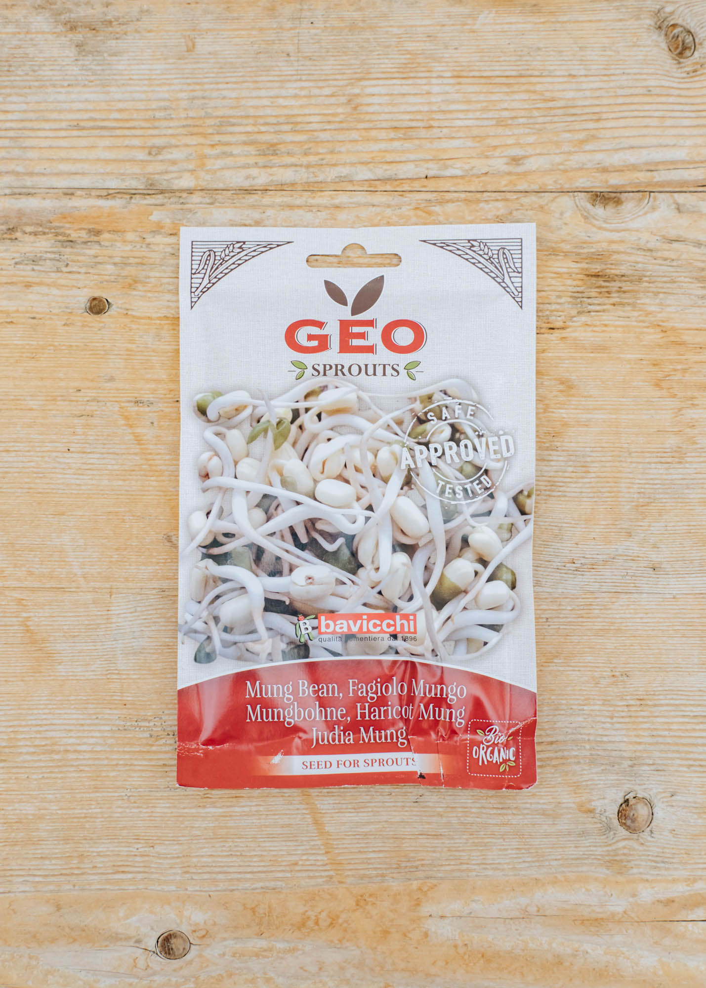 Organic Sprouting Mung Bean Seeds, 90g
