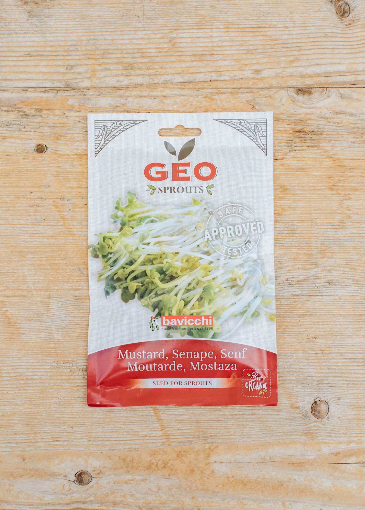 Organic Sprouting Mustard Seeds, 50g