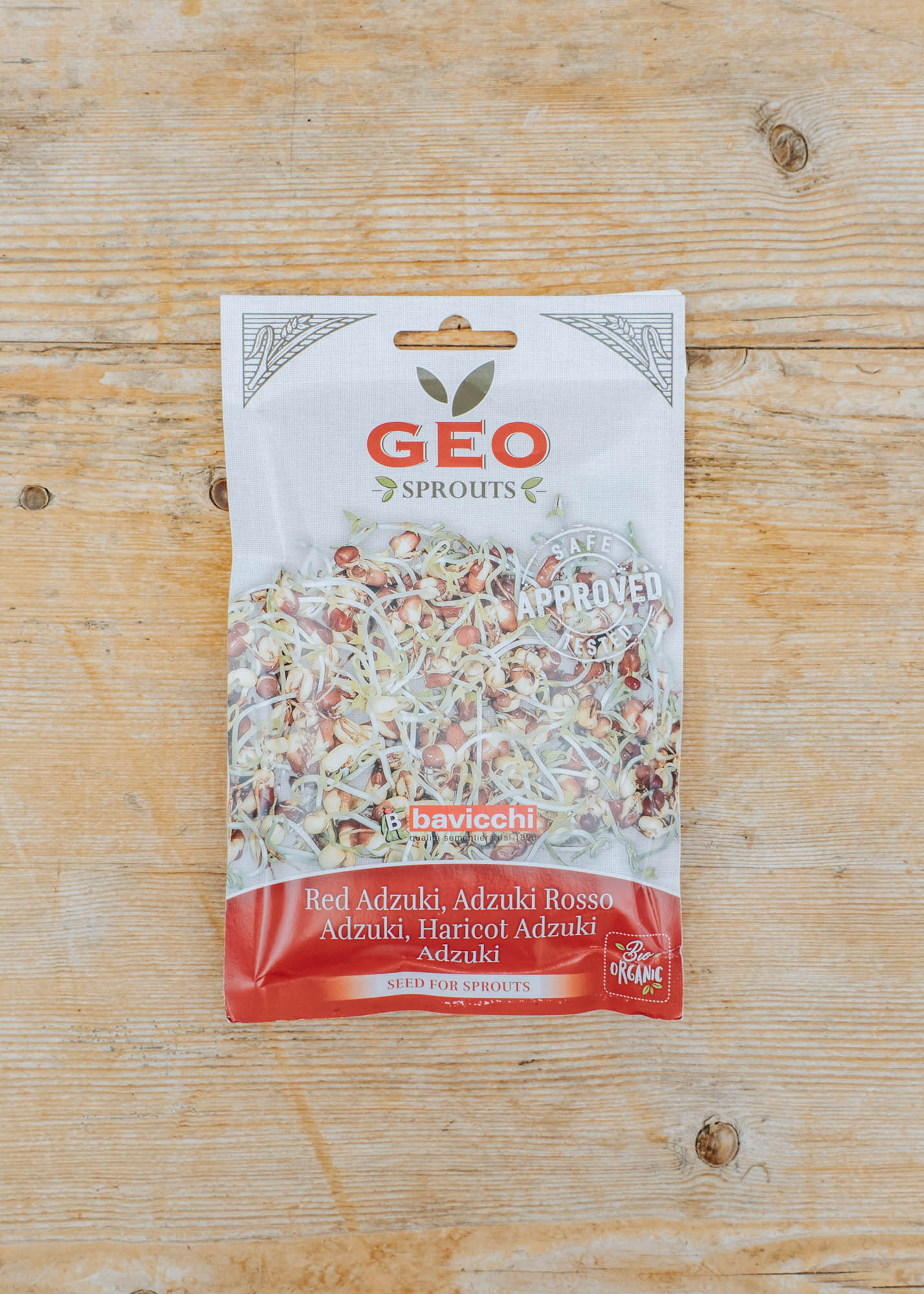 Organic Sprouting Red Adzuki Seeds, 90g
