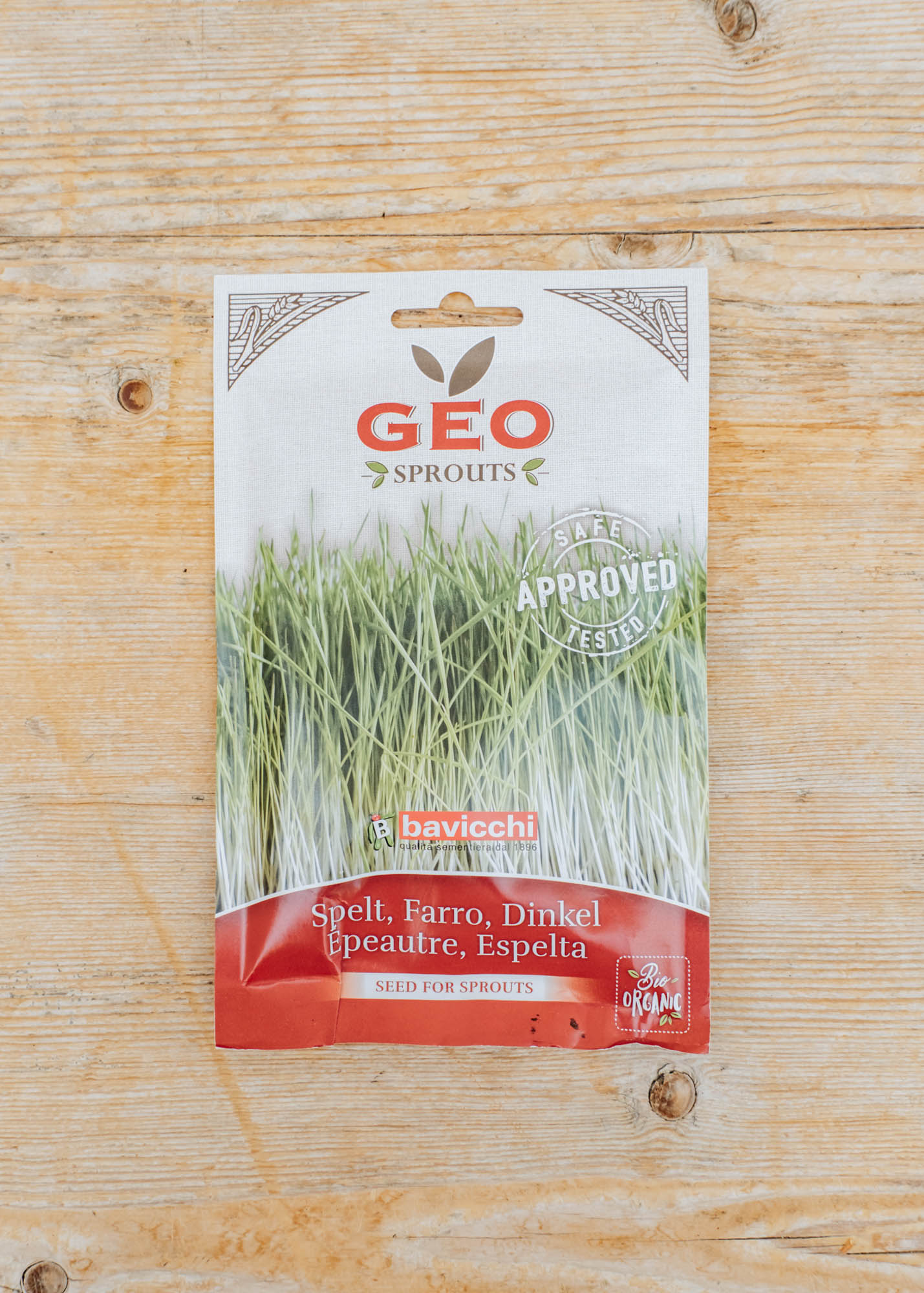 Organic Sprouting Spelt Seeds, 80g