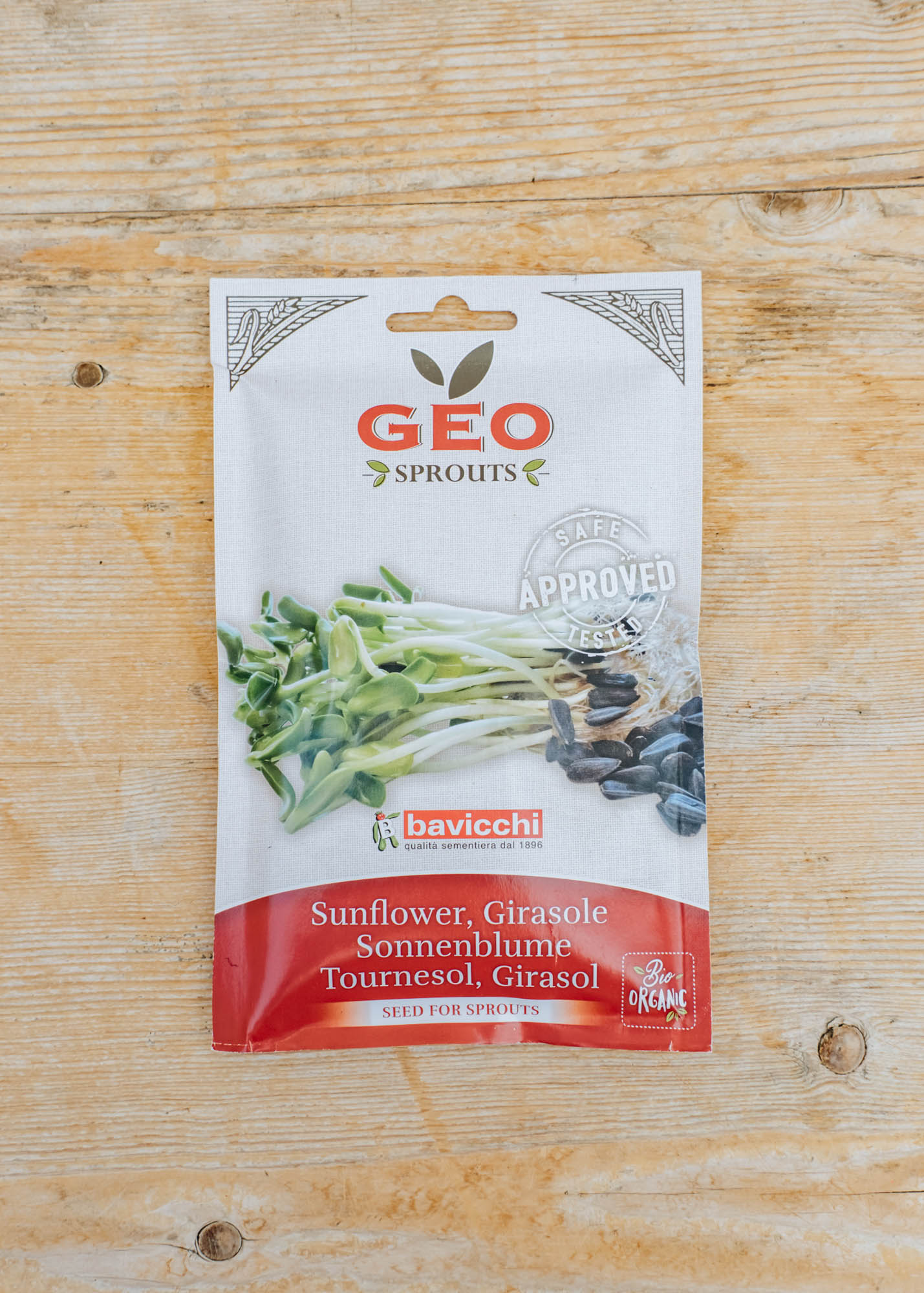Organic Sprouting Sunflower Seeds, 80g
