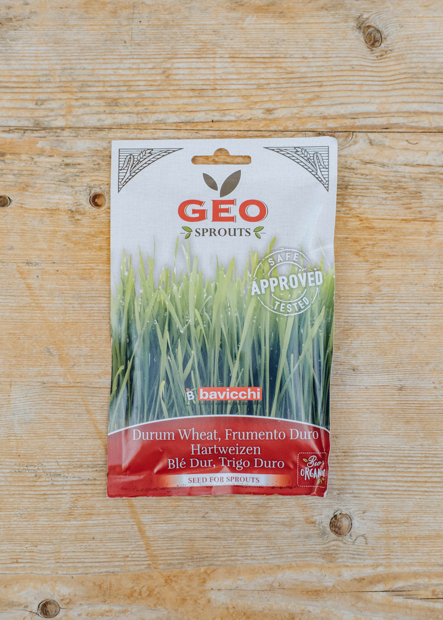 Organic Sprouting Wheat Seeds, 80g