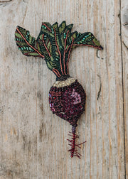 Trovelore Beetroot Brooch