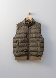 Belstaff Compound Gilet in Khaki Green