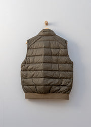 Belstaff Compound Gilet in Khaki Green