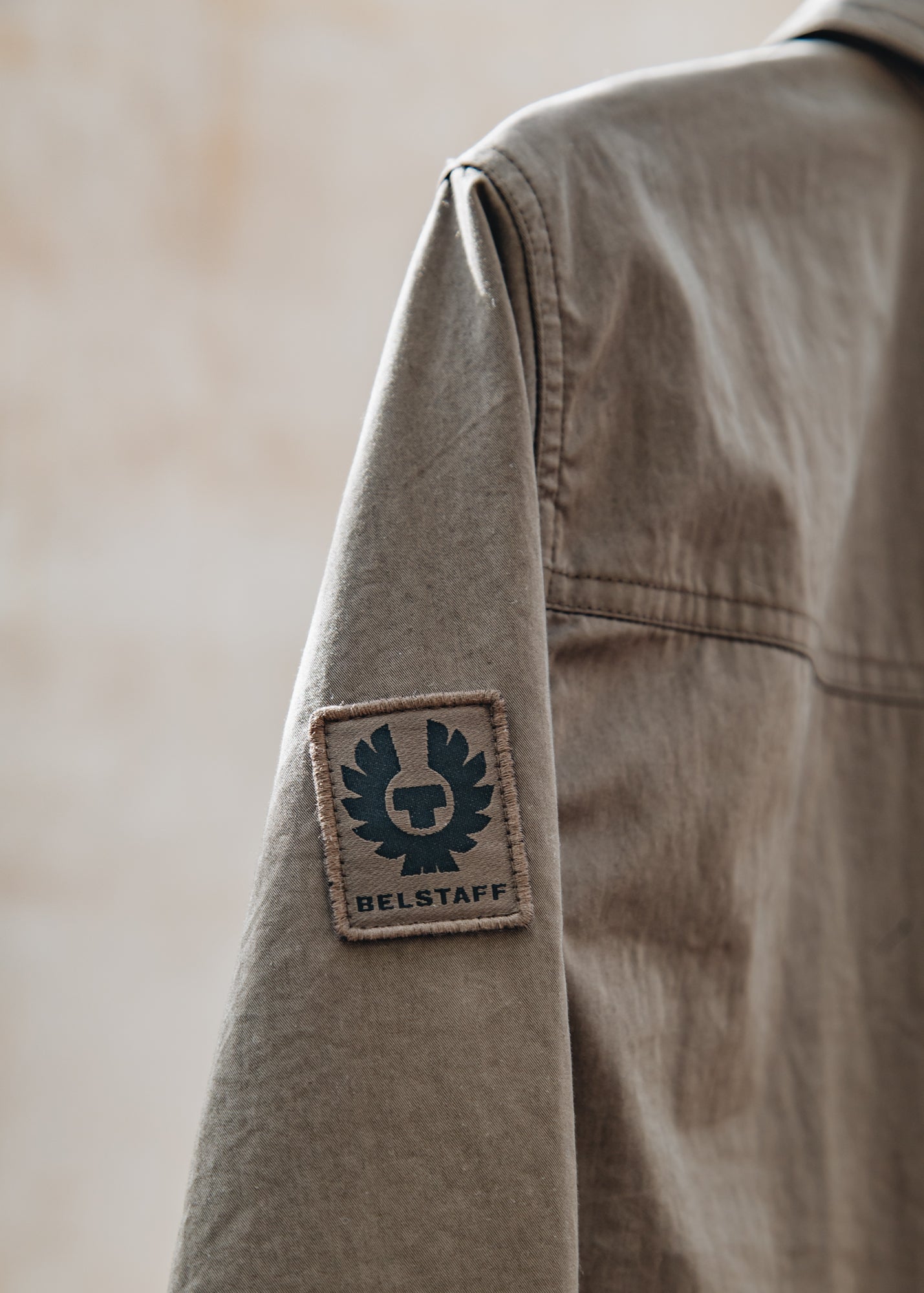 Belstaff Drome Overshirt in Major Brown