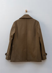 Belstaff Milford Peacoat in Khaki Green