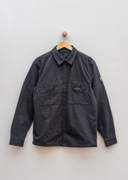 Belstaff Outpost Herringbone Shirt in Black