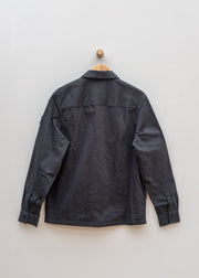 Belstaff Outpost Herringbone Shirt in Black