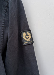 Belstaff Outpost Herringbone Shirt in Black