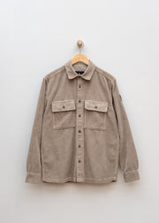 Belstaff Ravine Corduroy Shirt in Dusty Taupe