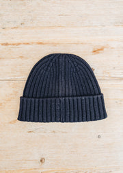 Belstaff Watch Beanie Hat in Dark Ink