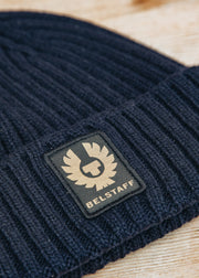 Belstaff Watch Beanie Hat in Dark Ink