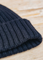 Belstaff Watch Beanie Hat in Dark Ink