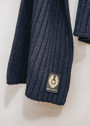 Belstaff Watch Scarf in Dark Ink