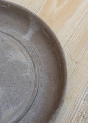 Bergs Potter Delphi Tall Grey Pot and Saucer Set, 22cm