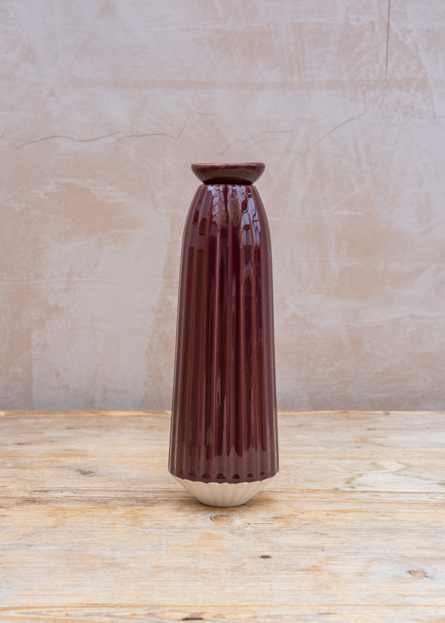 Glazed Cove Water Cacti in Deep Burgundy, 450ml