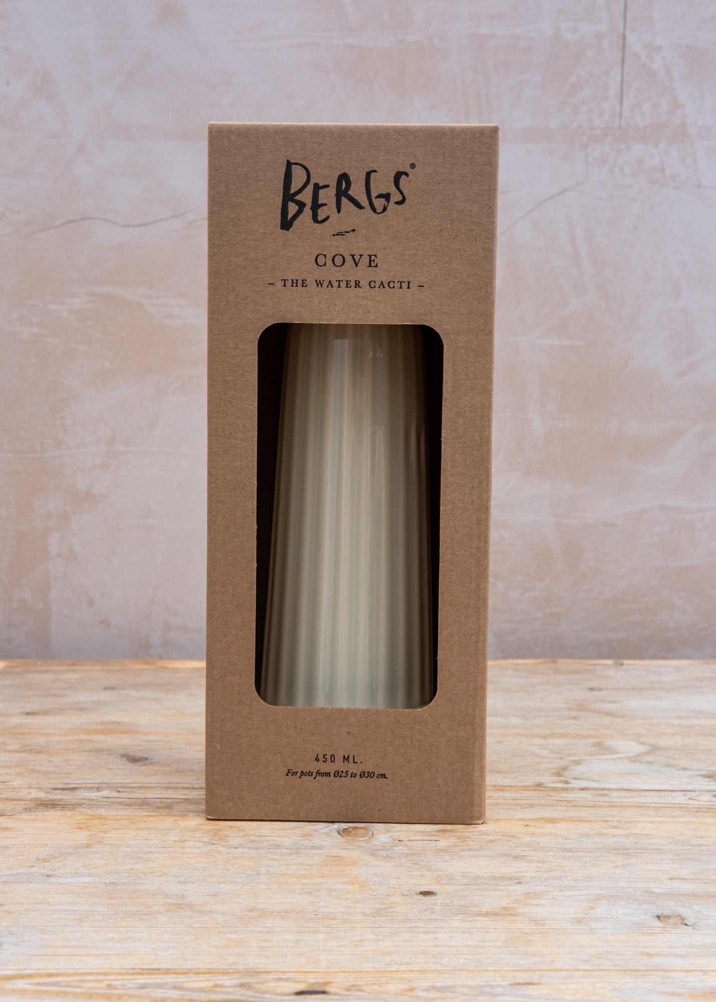 Bergs Potter Glazed Cove Water Cacti in Sandstone, 450ml