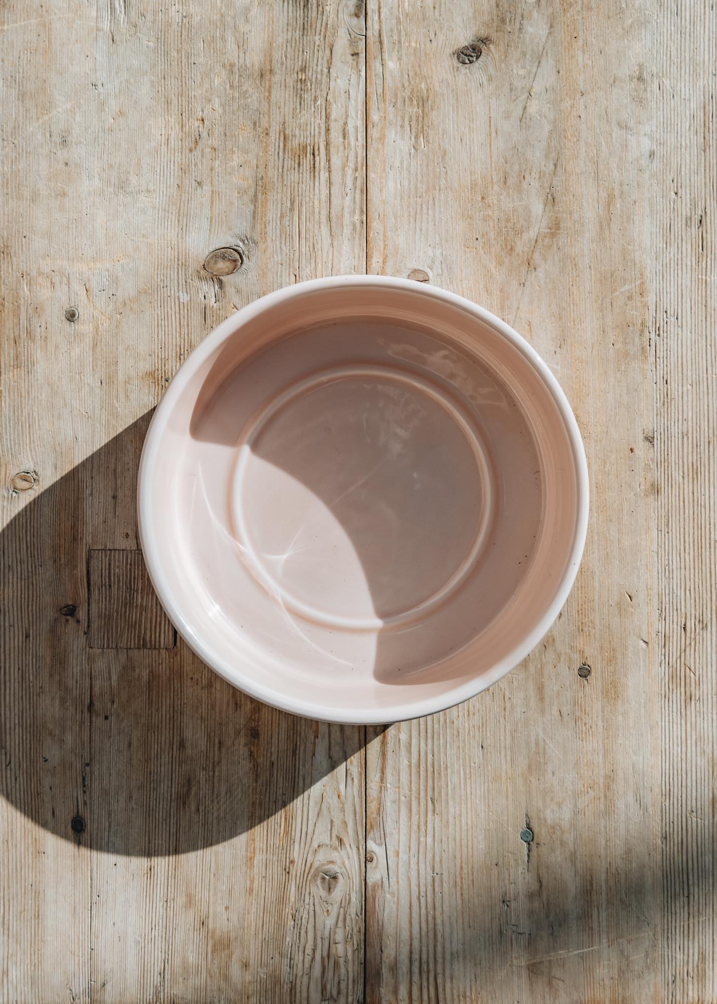 Quartz Rose Glazed Hoff Saucers